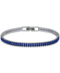 Giani Bernini Cubic Zirconia Baguette Tennis Bracelet Sterling Silver, Created for Macy's