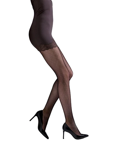 Natori Women's Bristles Shine Net Tights