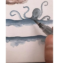 Malabar Baby Baby Gots Certified Organic Cotton Muslin Swaddle, Octopus Stripe