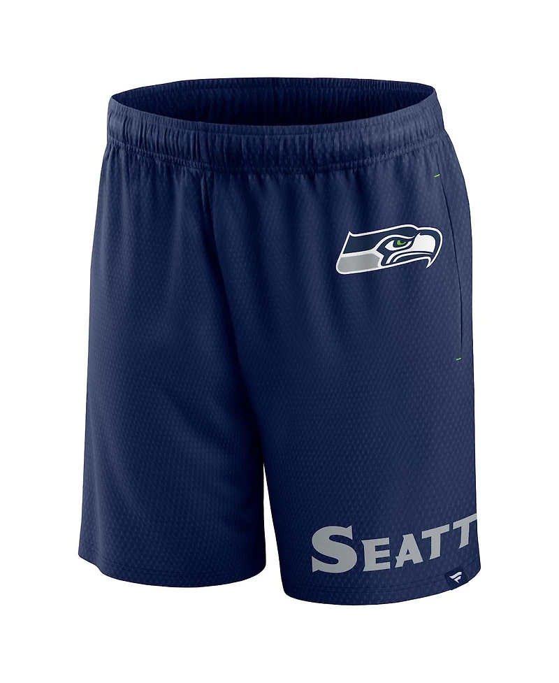 Men's Fanatics College Navy Seattle Seahawks Clincher Shorts