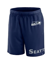 Men's Fanatics College Navy Seattle Seahawks Clincher Shorts