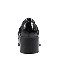 Bandolino Women's Mayble Block Heel Hardware Detail Loafers