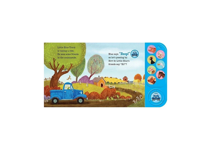What Do You Say, Little Blue Truck Sound Book by Alice Schertle