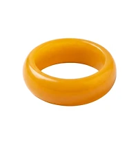 Mandarin — Orange jade stone ring