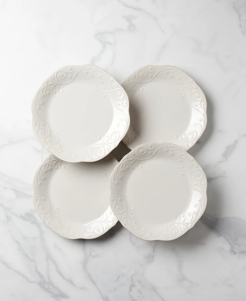 Lenox French Perle Dinner Plates, Set of 4