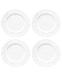 Lenox Opal Innocence Carved Dinner Plates, Set of 4
