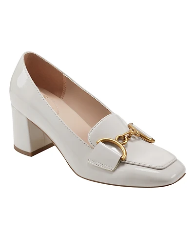 Bandolino Women's Lucien Bit Block Heel Loafers