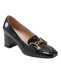 Bandolino Women's Lucien Bit Block Heel Loafers