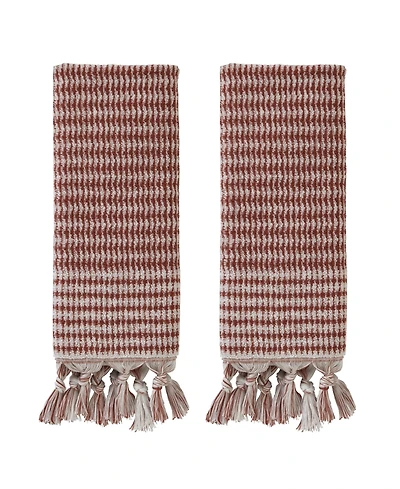 Skl Home Long Borough Turkish Cotton 2 Piece Hand Towel Set, 26" x 16"