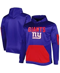Men's Fanatics Royal New York Giants Big and Tall Pullover Hoodie