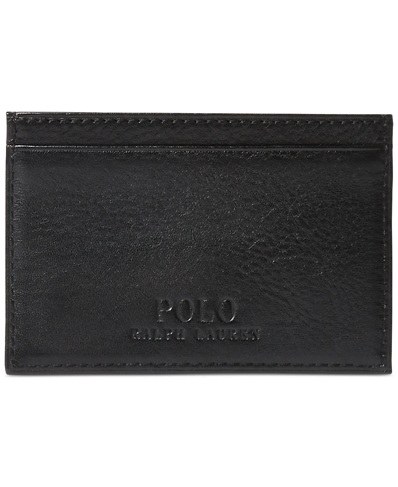 Polo Ralph Lauren Men's Pebbled Leather Card Case