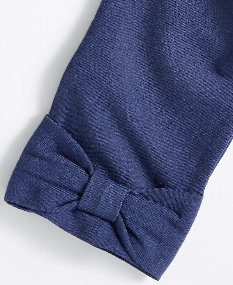 Baby Girls Bow Hem Leggings, Exclusively at Macy's