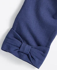 Baby Girls Bow Hem Leggings, Exclusively at Macy's