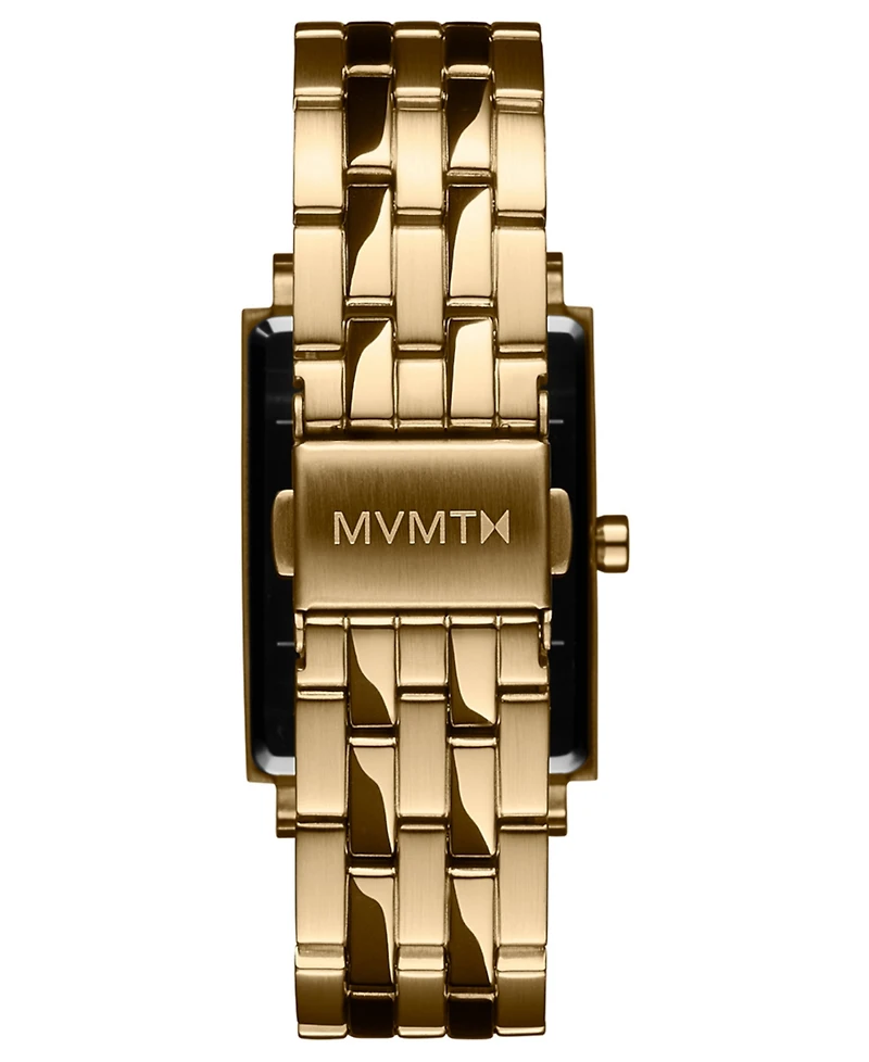 Mvmt Women's Signature Square Gold-tone Stainless Steel Bracelet Watch 24mm