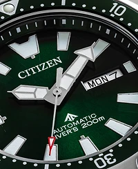 Citizen Men's Promaster Automatic Dive Silver-tone Stainless Steel Bracelet Watch, 44mm