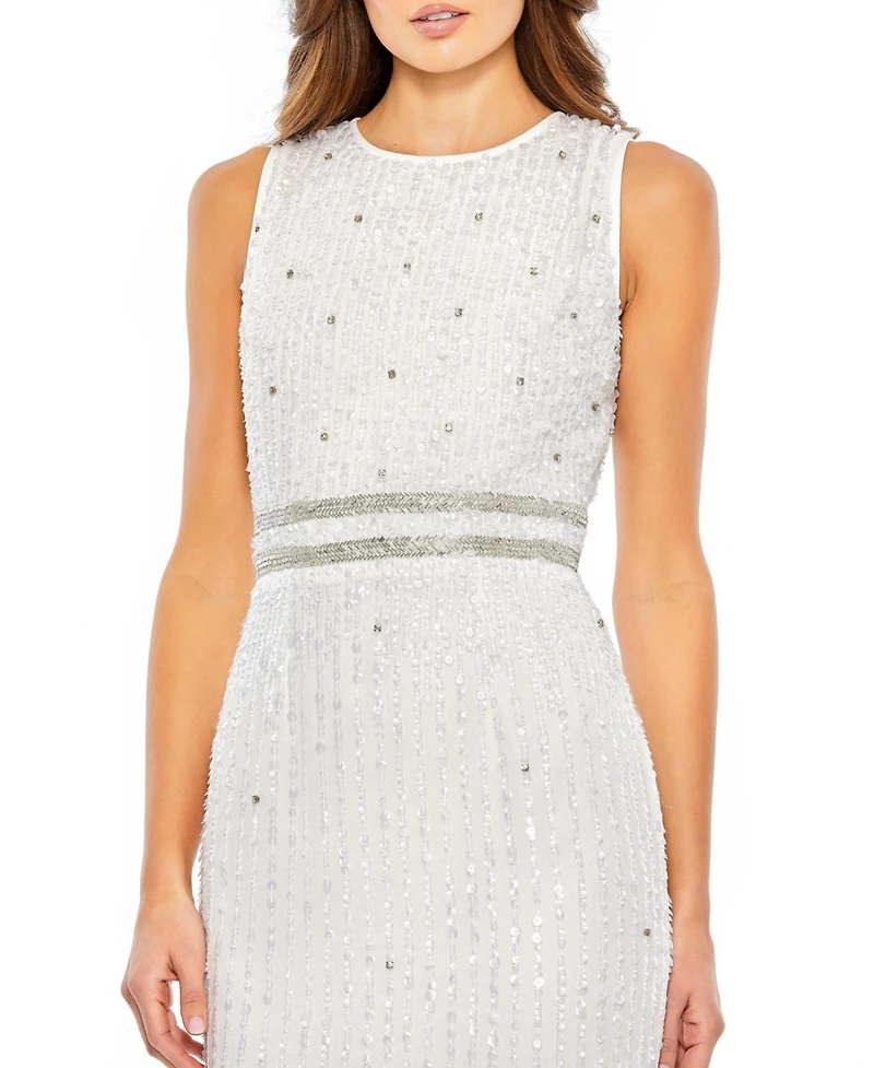 Mac Duggal Women's High Neck Dress