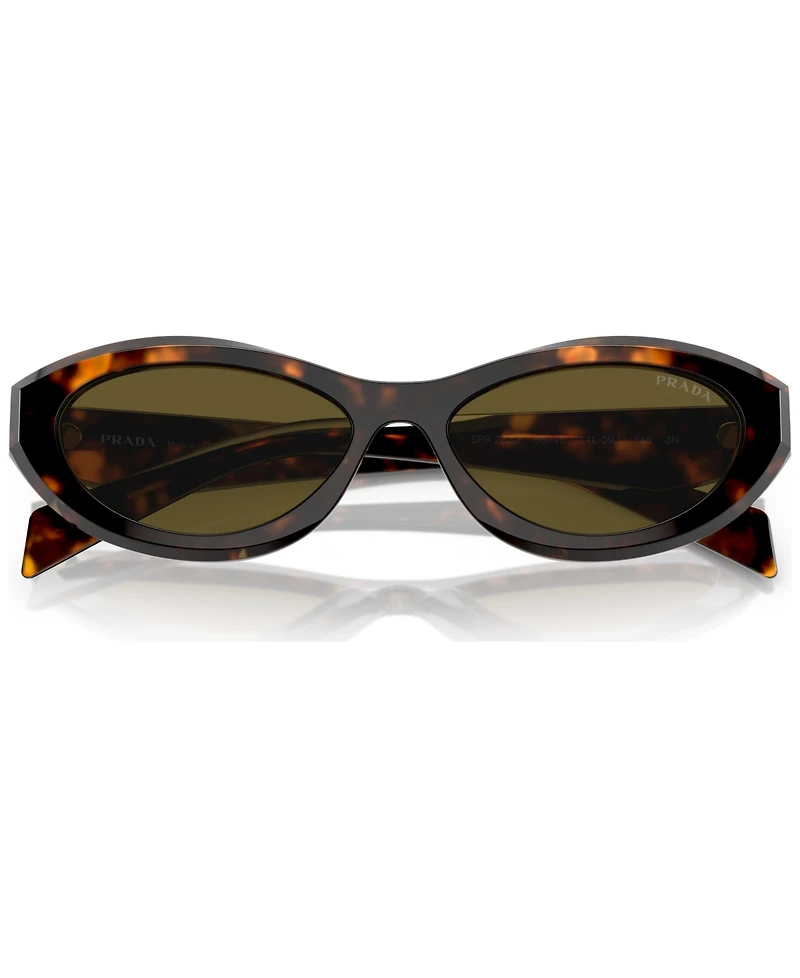 Prada Irregular Low Bridge Women's Sunglasses, Pr 26ZSF