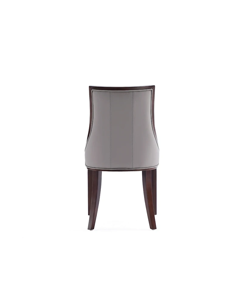 Manhattan Comfort Fifth Avenue 2-Piece Leatherette Upholstered Dining Chair Set