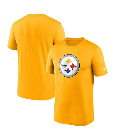 Men's Nike Gold Pittsburgh Steelers Legend Logo Performance T-shirt
