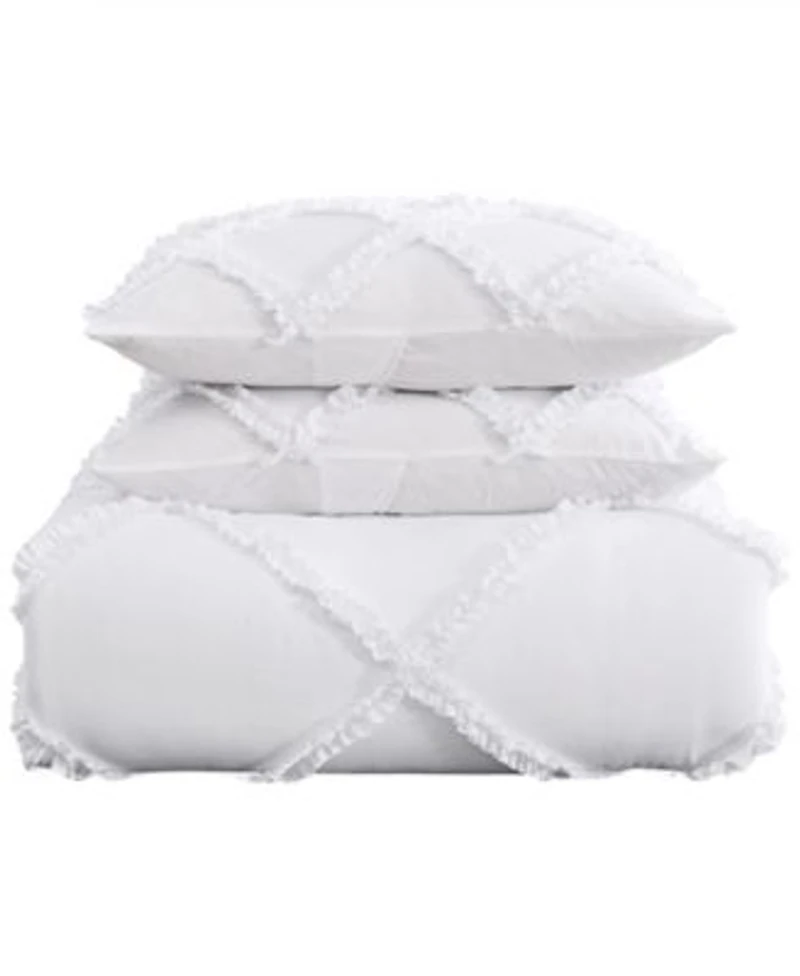 Laura Ashley Norah Solid Microfiber Comforter Set