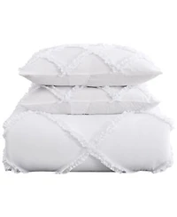 Laura Ashley Norah Solid Microfiber Comforter Set