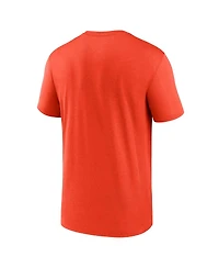 Men's Nike Orange Cleveland Browns Legend Wordmark Performance T-shirt