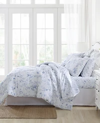 Laura Ashley Belinda Cotton Reversible 3 Piece Comforter Set, King