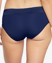 Warners No Pinching, Problems Dig-Free Comfort Waist with Lace Microfiber Hipster 5609J