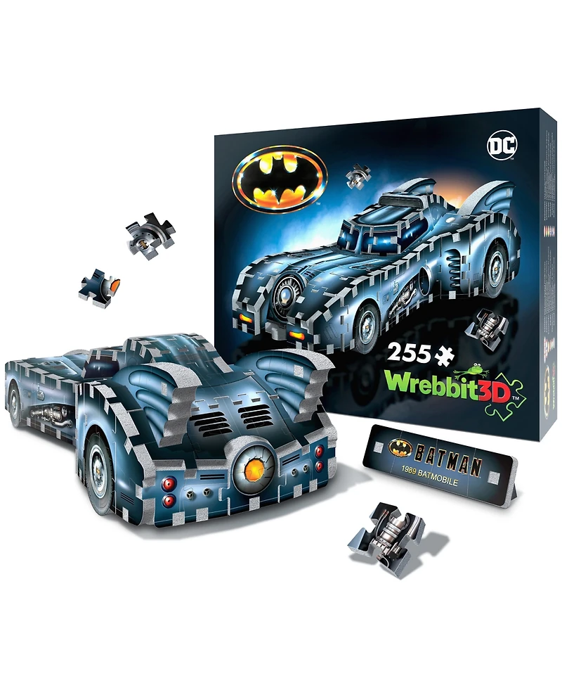 Wrebbit Dc Batman Batmobile 3D Jigsaw Puzzle, 255 Pieces