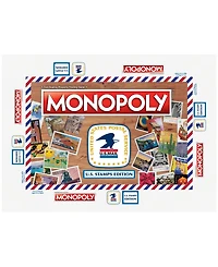 Usaopoly Monopoly Game U.s. Stamps Edition