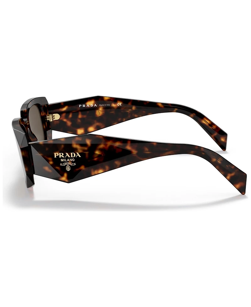 Prada Women's Symbole Rectangular Sunglasses, PR17WS