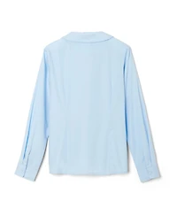 French Toast Toddler Girls Long Sleeve Modern Peter Pan Collar Blouse