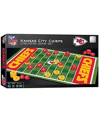 Masterpieces Puzzles Nfl Checkers Game Set Kansas City Chiefs