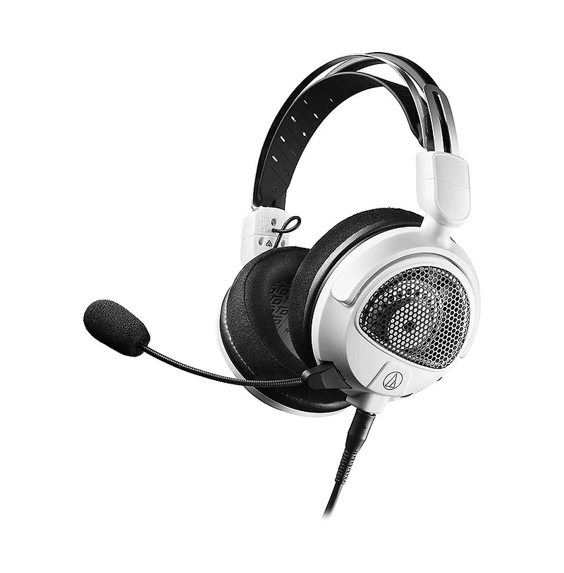 Audio Technica Open-Back Over-Ear Gaming Headset - White