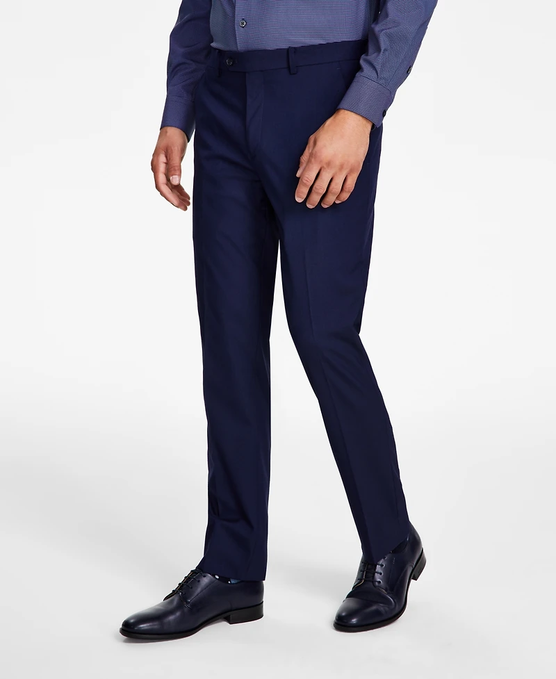 Alfani Men's Slim-Fit Stretch Solid Suit Pants, Created for Macy's