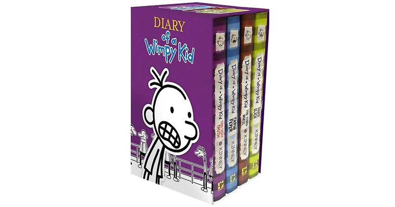 Diary of a Wimpy Kid Box of Books 5-8 by Jeff Kinney
