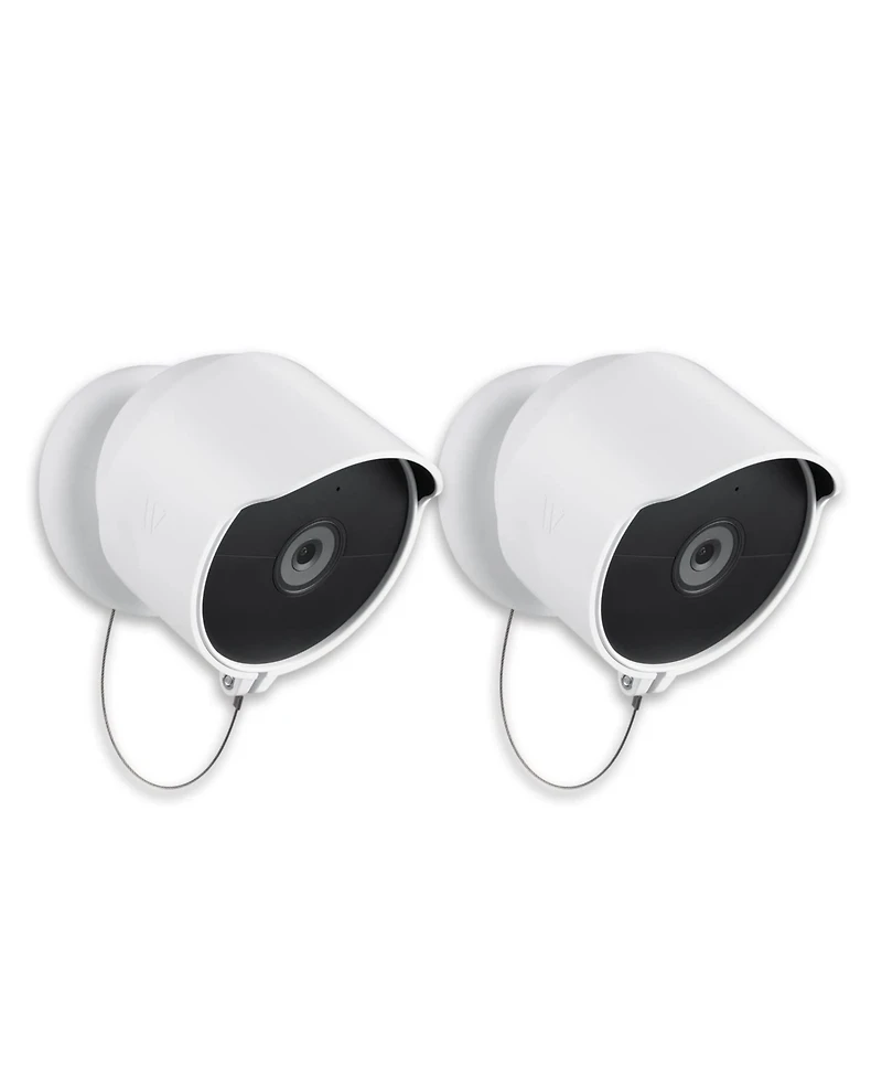 Wasserstein Anti-Theft Mount for Google Nest Cam Outdoor or Indoor, Battery - Made for Google Nest (2-Pack) (Camera Not Included)