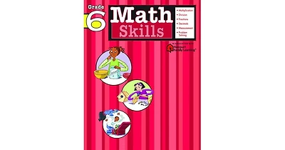 Math Skills: Grade 6 (Flash Kids Harcourt Family Learning) by Flash Kids Editors