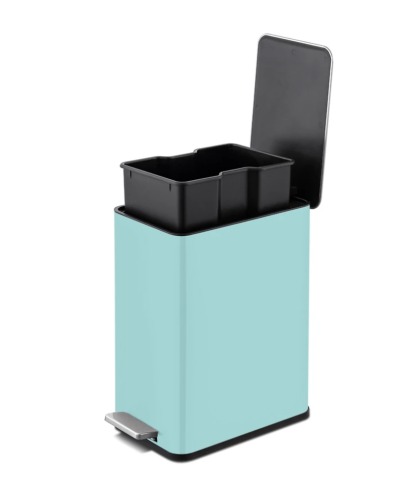 Qualiazero 10L / 2.6 Gallon Slim Step Can