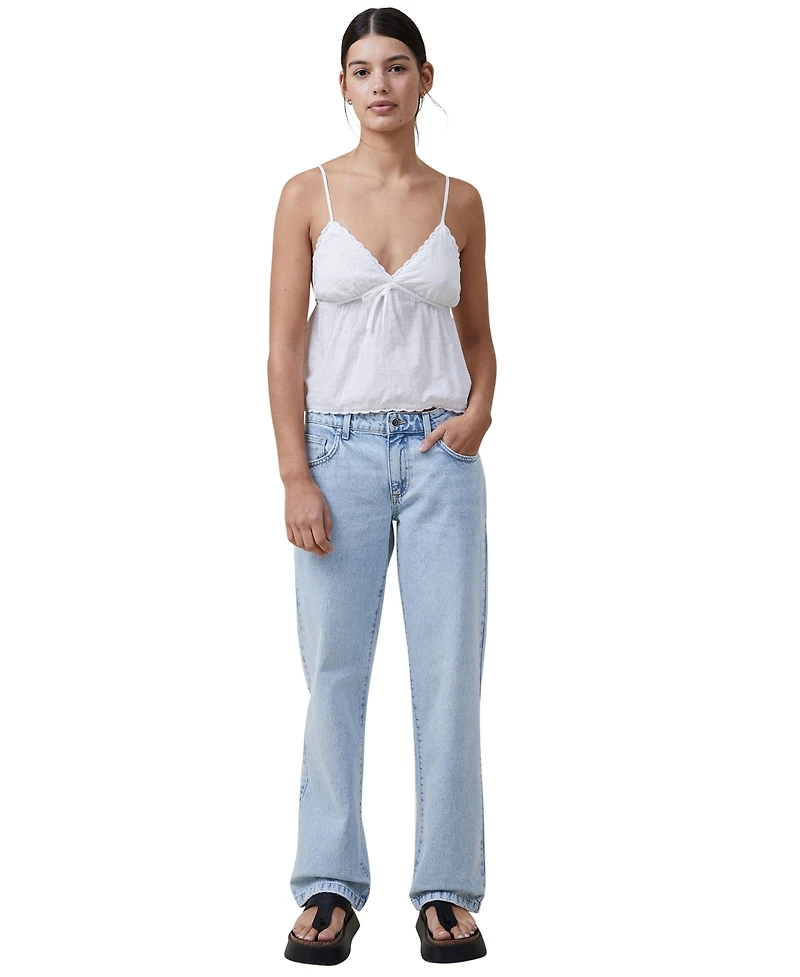 Cotton On Women's Cotton Lace Cami
