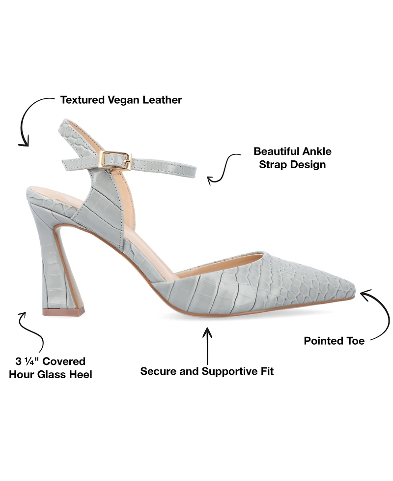 Journee Collection Women's Nixey Pointed Toe Heels