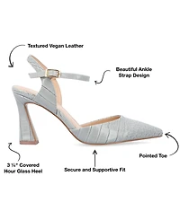 Journee Collection Women's Nixey Pointed Toe Heels