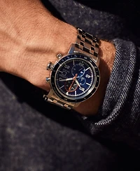 Citizen Eco-Drive Men's Chronograph Weekender Stainless Steel Bracelet Watch 44mm