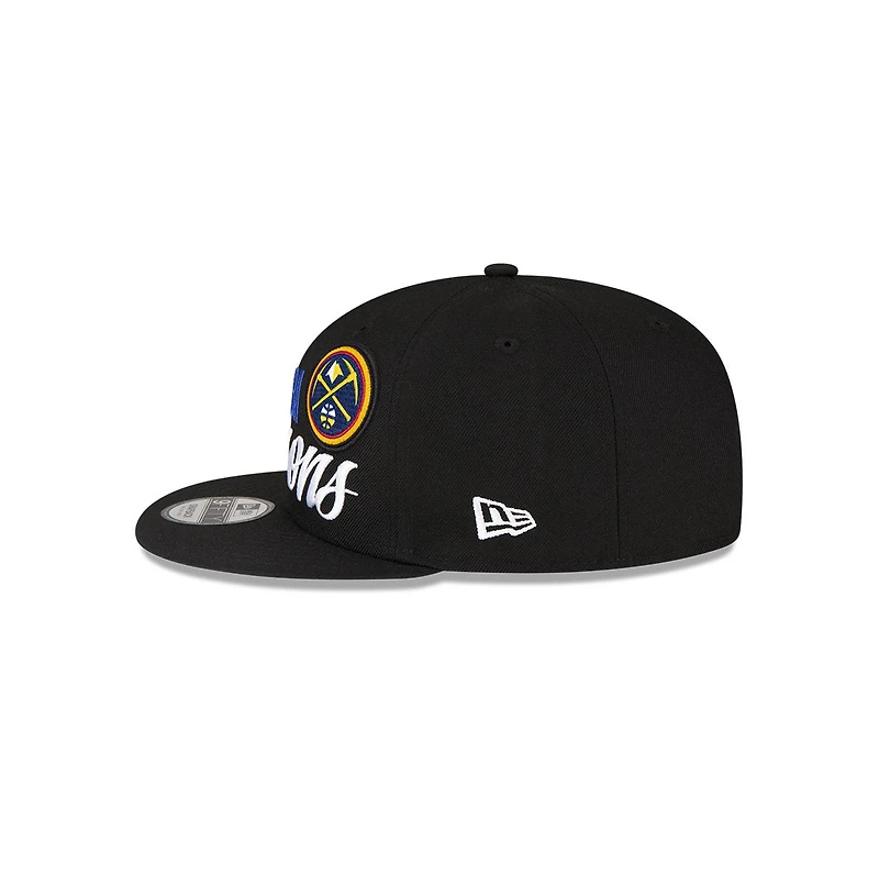 Men's New Era Black Denver Nuggets 2023 Nba Finals Champions Locker Room 9FIFTY Snapback Hat