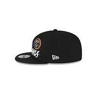 Men's New Era Black Denver Nuggets 2023 Nba Finals Champions Locker Room 9FIFTY Snapback Hat