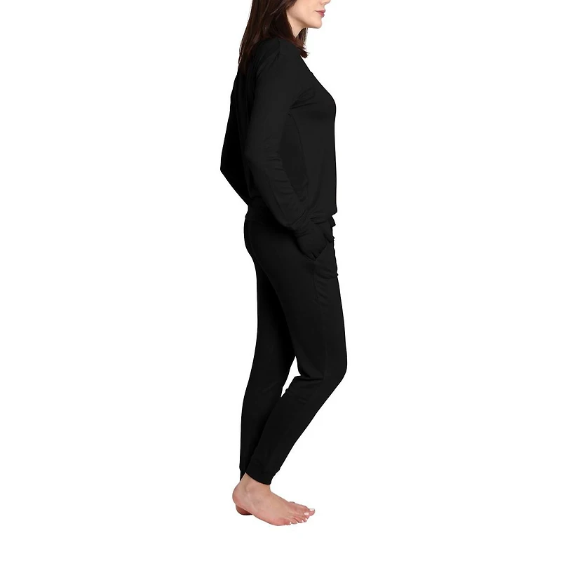 Women's Crew Neck Top with Jogger