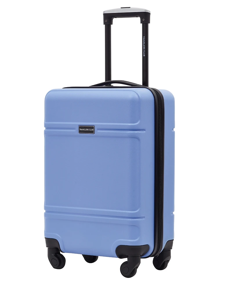 Travelers Club Skyline Collection 20" Rolling Carry-On with 360 Degree 4-Wheel System