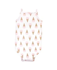 Hudson Baby Girls Cotton Sleeveless Bodysuits