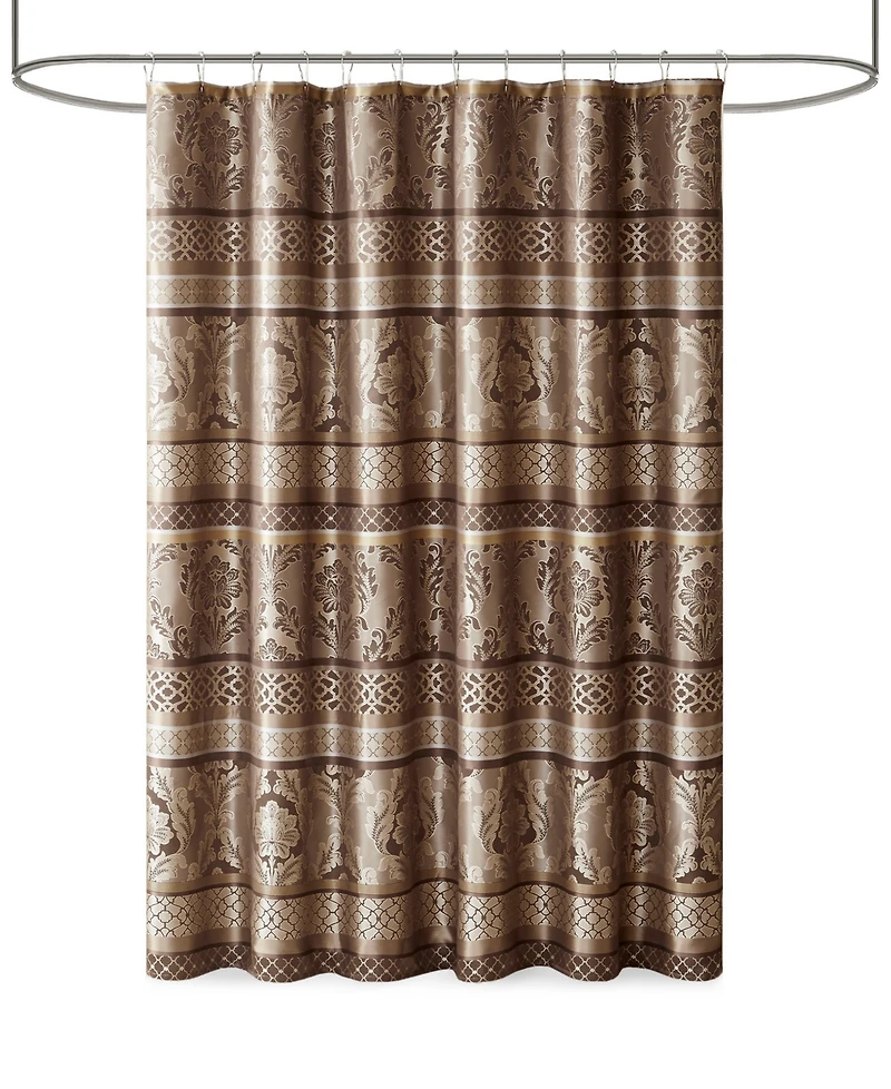 Madison Park Bellagio Jacquard Shower Curtain, 72" x 72"