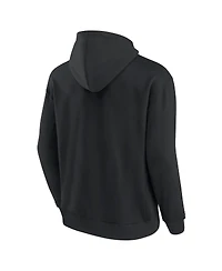 Men's and Women's Fanatics Signature Black Arizona Diamondbacks Super Soft Fleece Pullover Hoodie